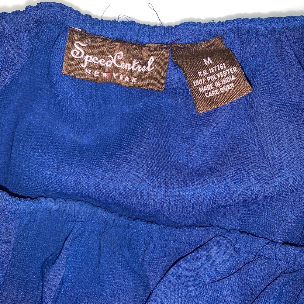 Blue Ruffle Maxi Dress - Picture 4 of 4